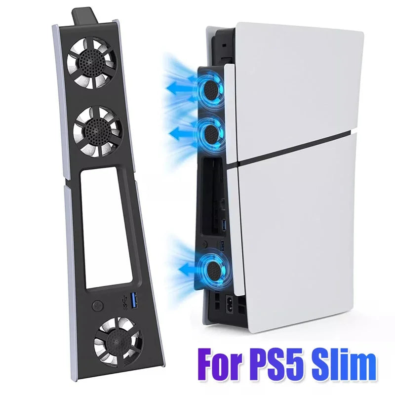 Silent Enhanced Cooling Fan For Slim Console(Digital/Disc) W