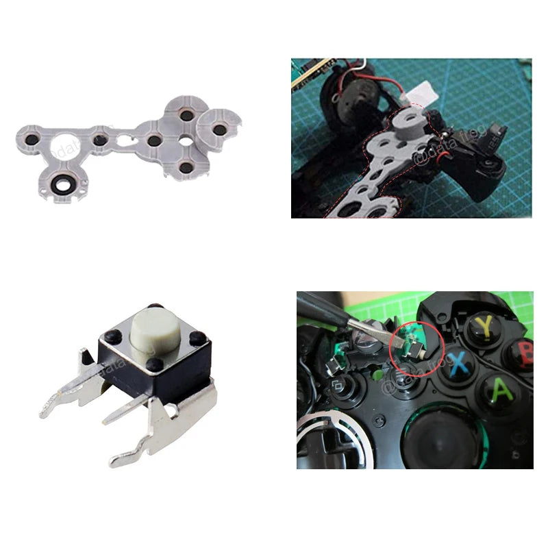 DATA FROG 3D Analog Stick LB RB Bumper Trigger Button For Xb