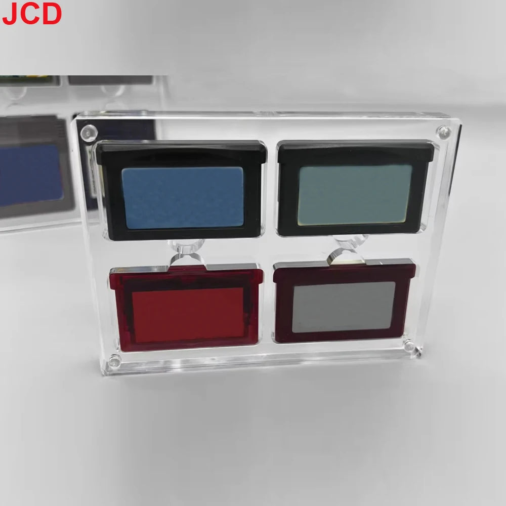 JCD 1pcs For GBA Game Card Box Magnetic Cover High Transpare