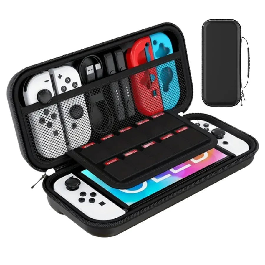 Carrying Case for Switch 2 Portable Waterproof Travel Bag with High-capacity Storage Protected for Switch s Console Accessories