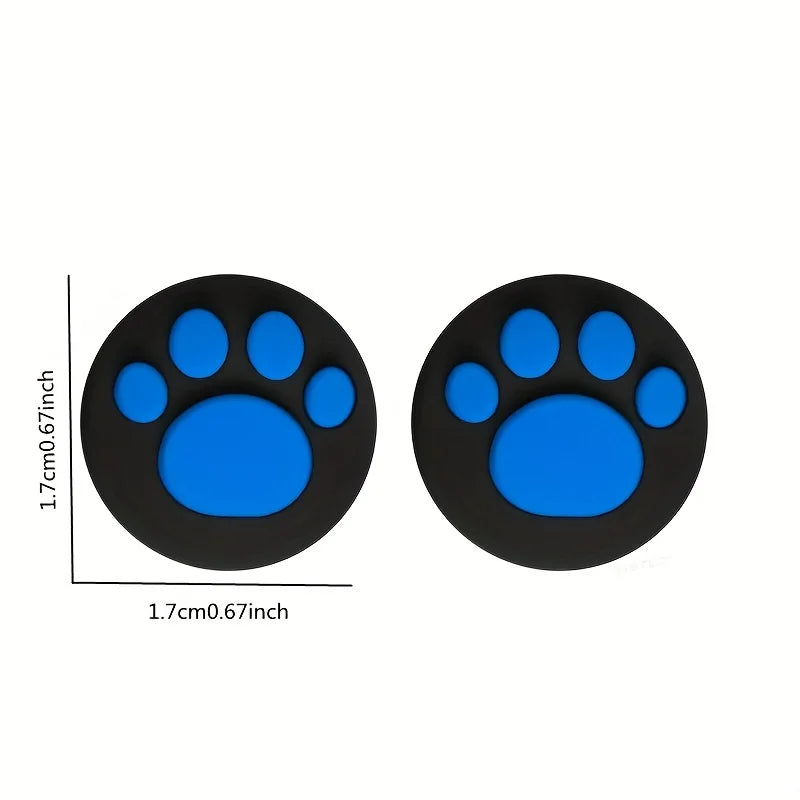 2pcs Cute Cat Claw Design Thumb Grip Caps Thumb Grips Analog