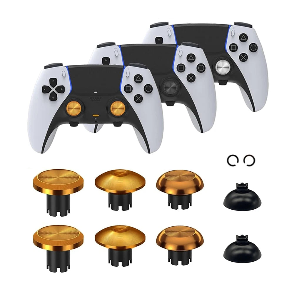 2024 NEW Metal Thumbsticks for PS5 PS4 Controller Buttons 3D