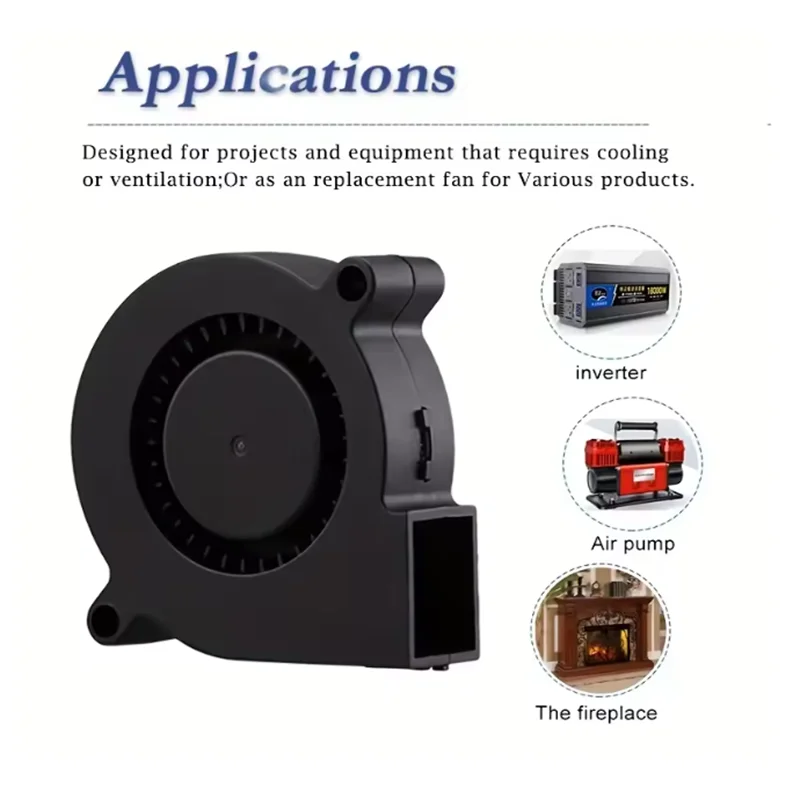 75mm USB Fan Cooling Turbo Blower Brushless 3D Printer 7515 