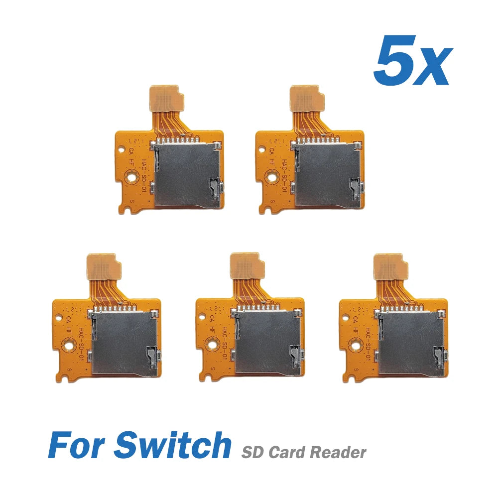 1/5/10pcs SD Card Reader Slot Memory Card Slot Socket for Nintendo Switch Replacement High-Precision TF Card Board