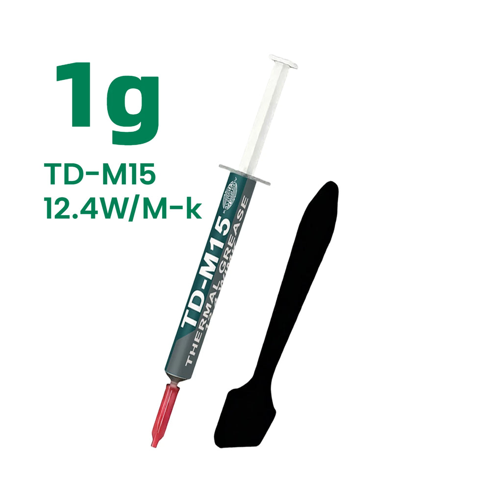 12.4W/mK High Conductivity Thermal Paste Grease with Spatula for CPU GPU Laptop PS5 Gaming PC Processor Heatsink Cooling Kit