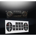 AC Instrument Panel Button Repair Sticker for GMC Avalanche 