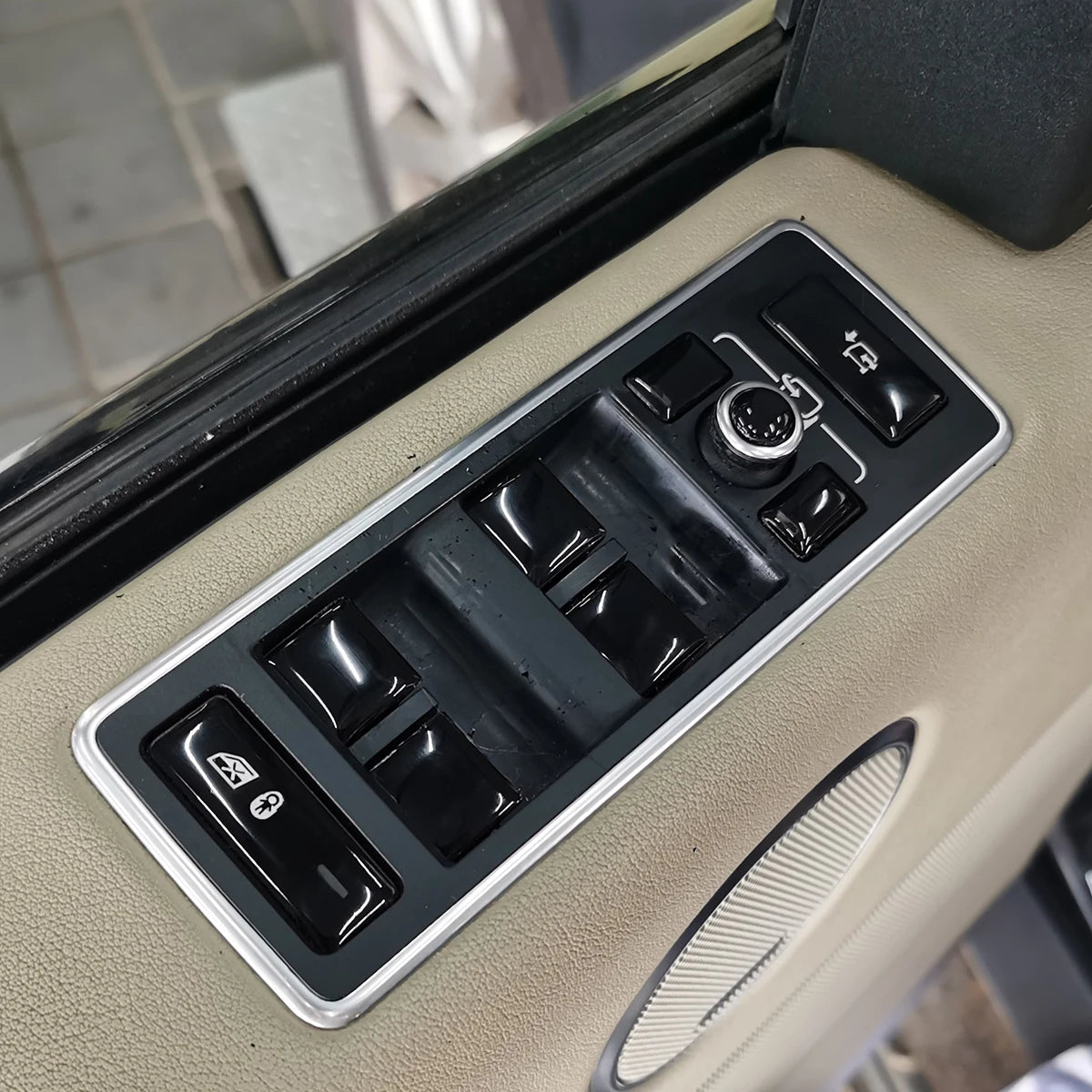 For Range Rover Sport Button Covers Vogue Interior Stickers 
