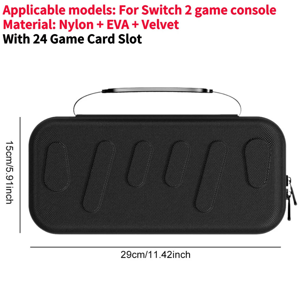Carrying Protective Case For Nintendo Switch 2 Anti-scratch Protective Pouch Travel Storage Bag For Switch 2 Console Joy-Con