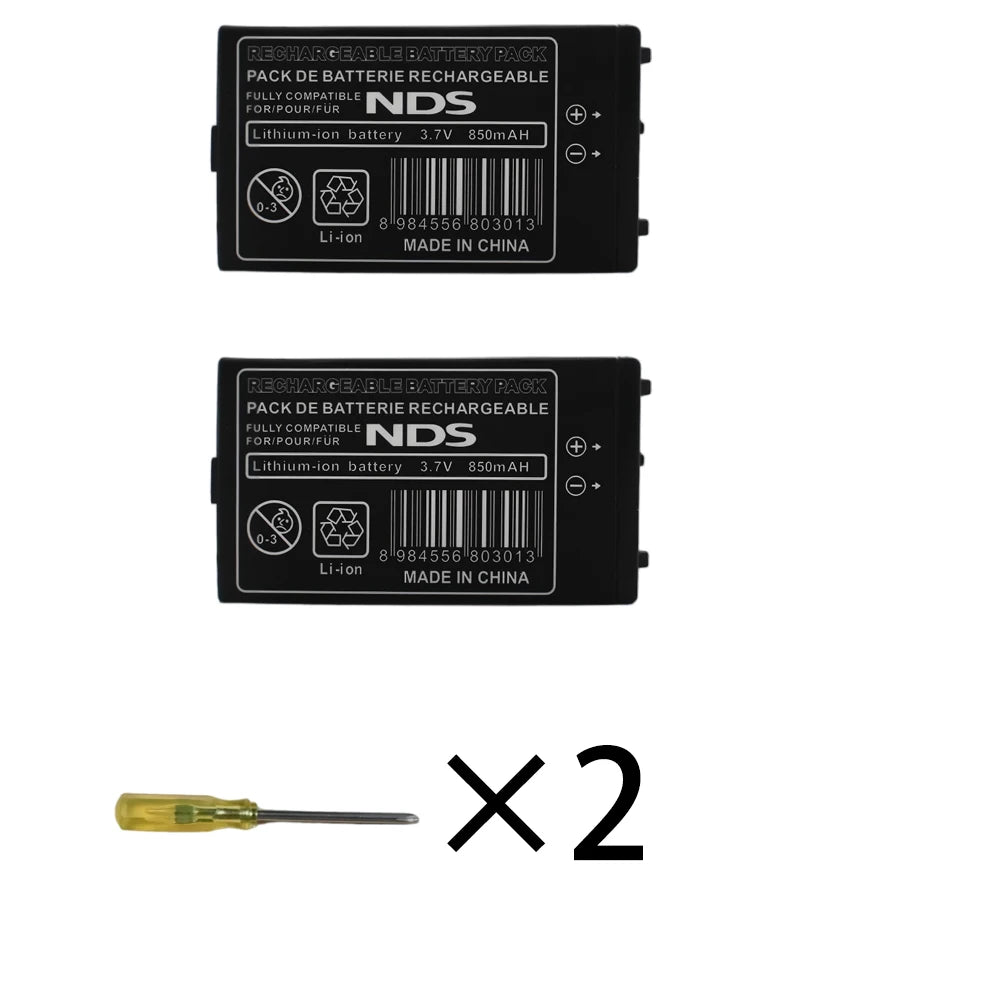 PUJIMAX NTR-003 850mAh Lithium Battery for Nintendo NDS Game Console NTR001 DS Replacement Batteries Replacement Batteries