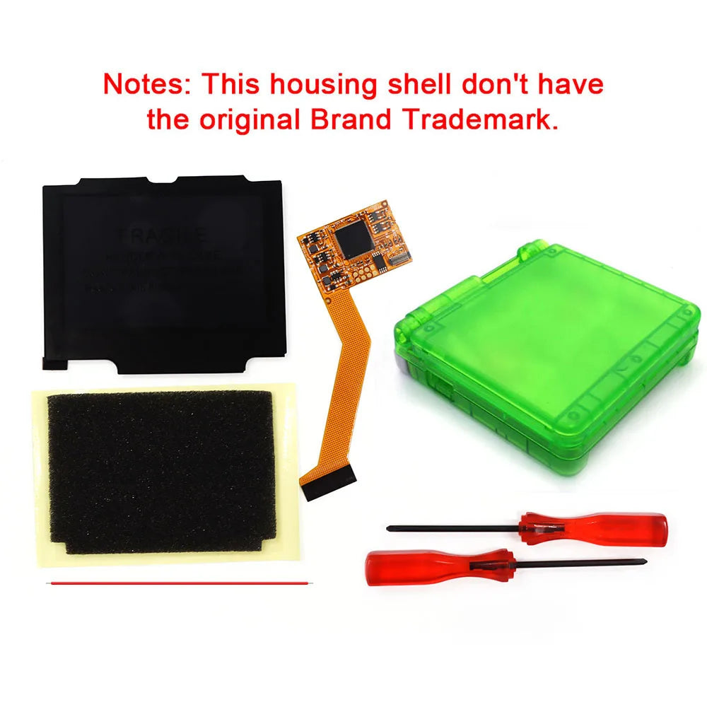 HISPEEDIDO 5 Levels Brightness For GBA SP IPS V2 High Brightness LCD Screen Kits For GameBoy Advance SP Console
