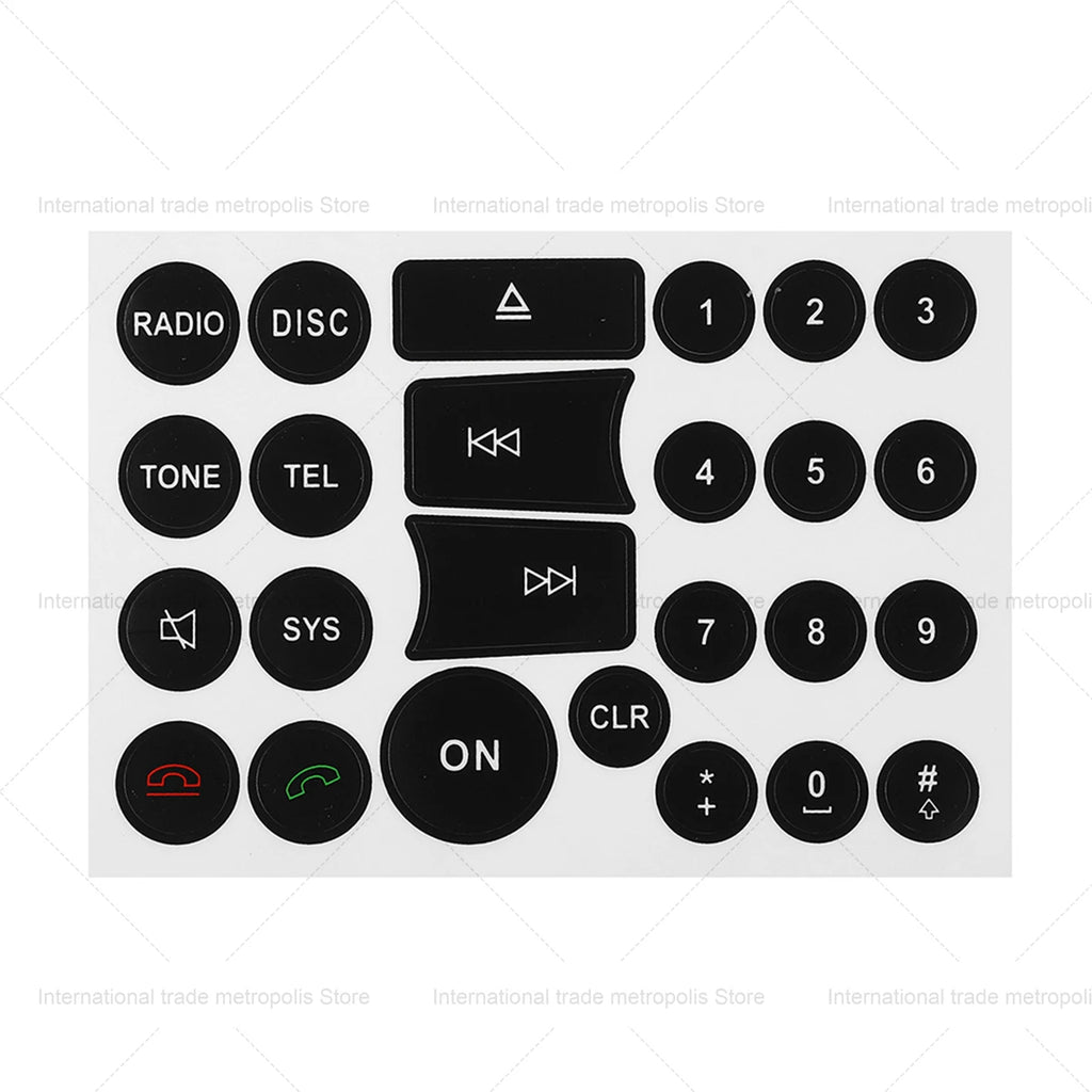 Car Button Repair Sticker Matte Stickers For Mercedes For Be