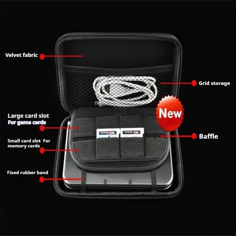 EVA Hard Case Bag for New 3DS XL/3DS XL Storage Bag Card She