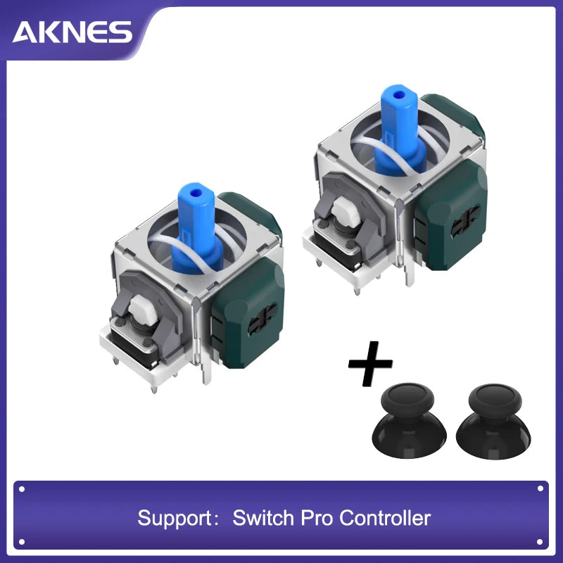 AKNES HALLPI TMR Electromagnetic Joystick for Switch Pro PS5 PS4 Xbox Series Controller Low Power Design for Repair Replacement