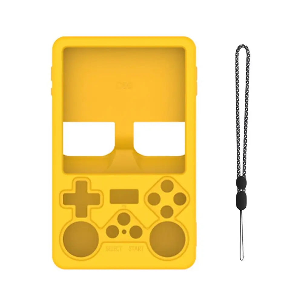 Black For R36S PLUS Open Source Handheld Game Console Silicone Protective Cover Dust-proof Drop-proof Storage Soft Shell