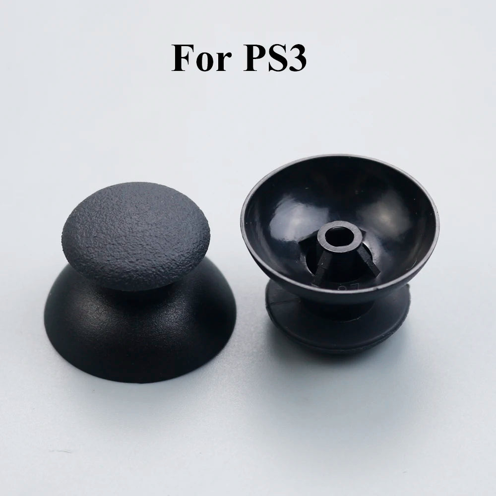 2PCS Replacement 3D Analog Thumbstick Thumb Stick Mushroom Grip Cap Cover for PS2 PS3 PS4 Pro Slim PS5 Xbox One 360