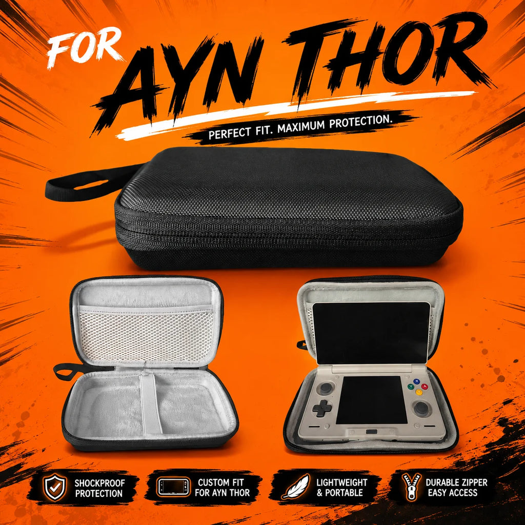 For AYN THOR Handheld Game Console Case Shockproof Protectiv