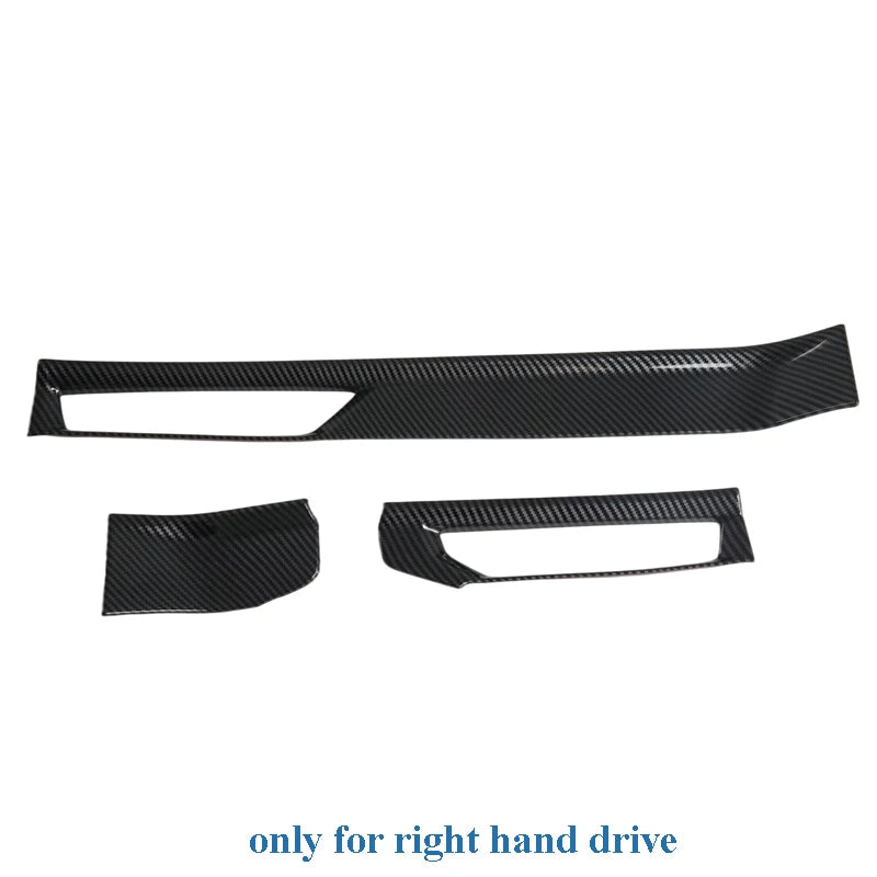 LHD RHD For MG3 Hybrid 2024 2025 Accessories ABS carbonfiber Car Steering Wheel Cover Window Lift Button Panel Gear Shift Panel