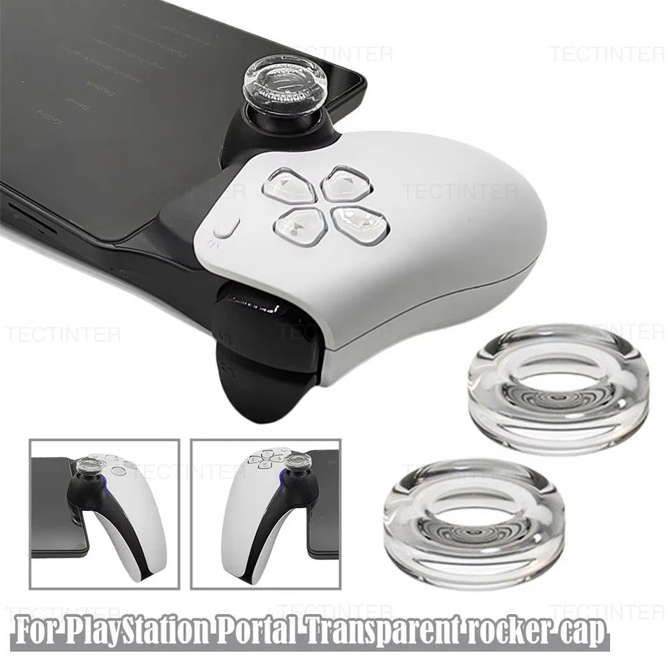 Transparent Liquid Silicone Rocker Cap For PlayStation Porta