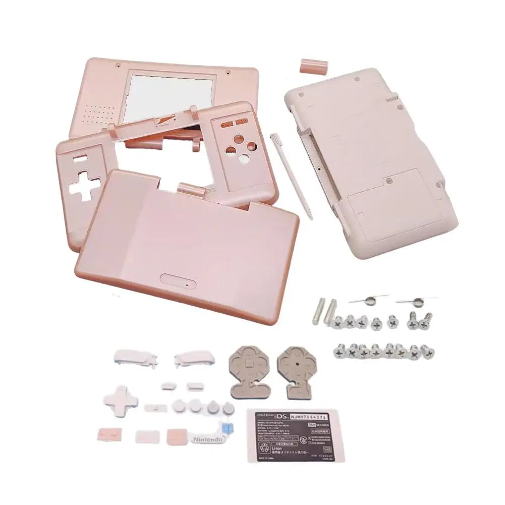 Full Replacement Housing Shell Kit for Nintendo DS Launch Edition Case Cover with Buttons Screen Lens Screws for NDS First Gen