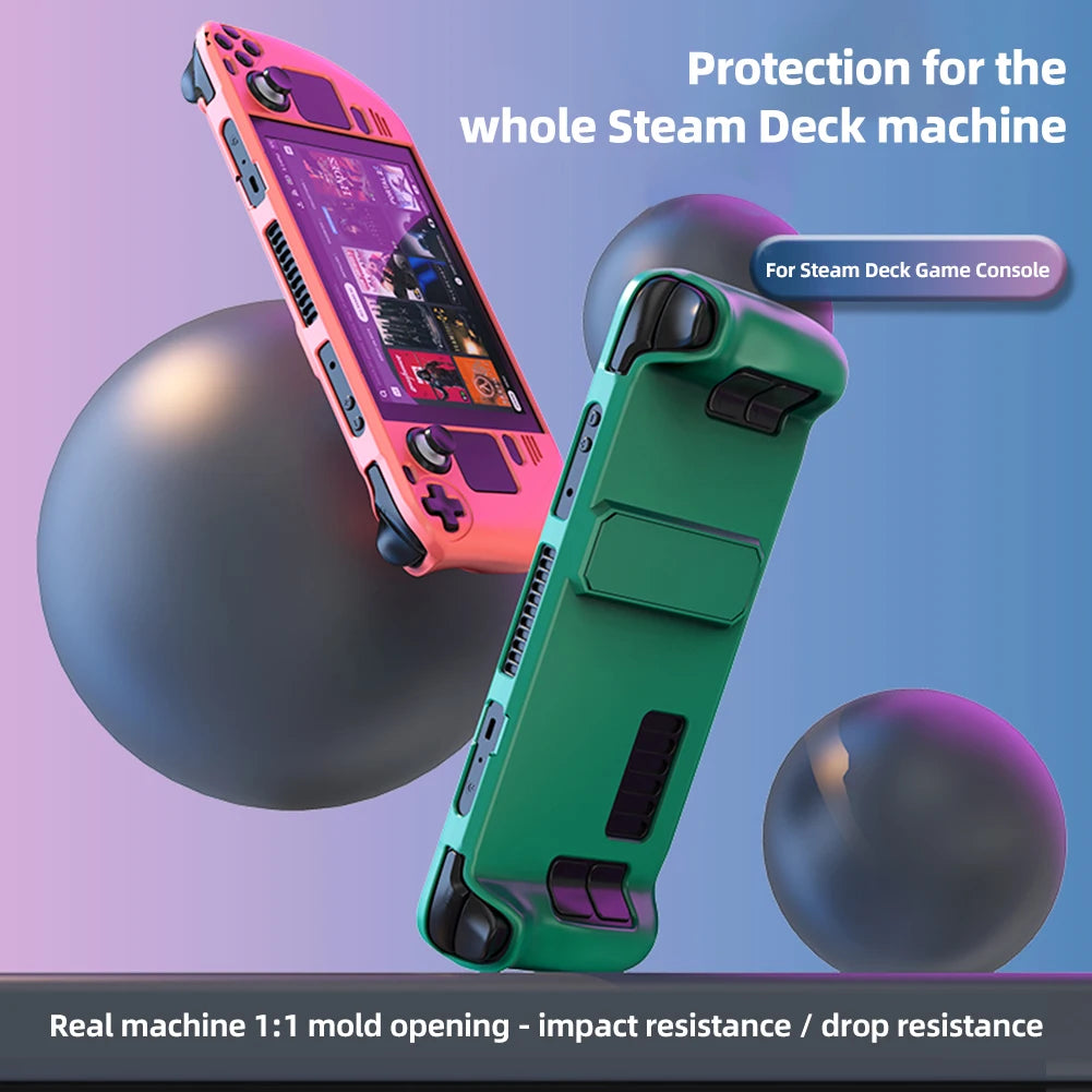 for Steam Deck Game Console Protection Cover with Stand Soft