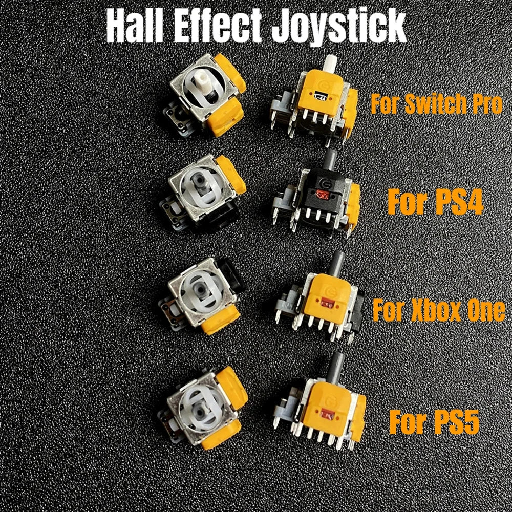 2PCS Hall Effect Joystick Replacement 3D Analog Stick Sensor