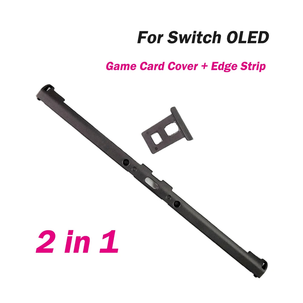 Brand New Game Card Cover Game Card Slot Tray for NS OLED Game Console Replacement Parts for Switch OLED Shell Edge Strip