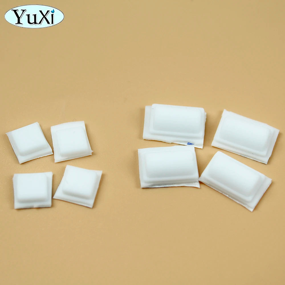 1Set Silicone Screw Rubber Feet Cover For Wii Host Console Non-slip Screw Dust Cover White Black Rubber Pad Replacement Kit