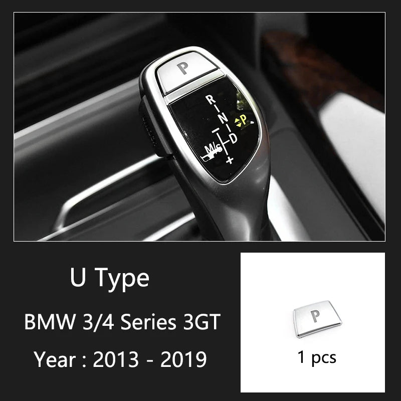 Chrome Car Styling CD Panel Switch Button Cover Sticker Trim For BMW 3 4 Series F30 F32 F34 F35 F36 320i 318i Inner Accessories