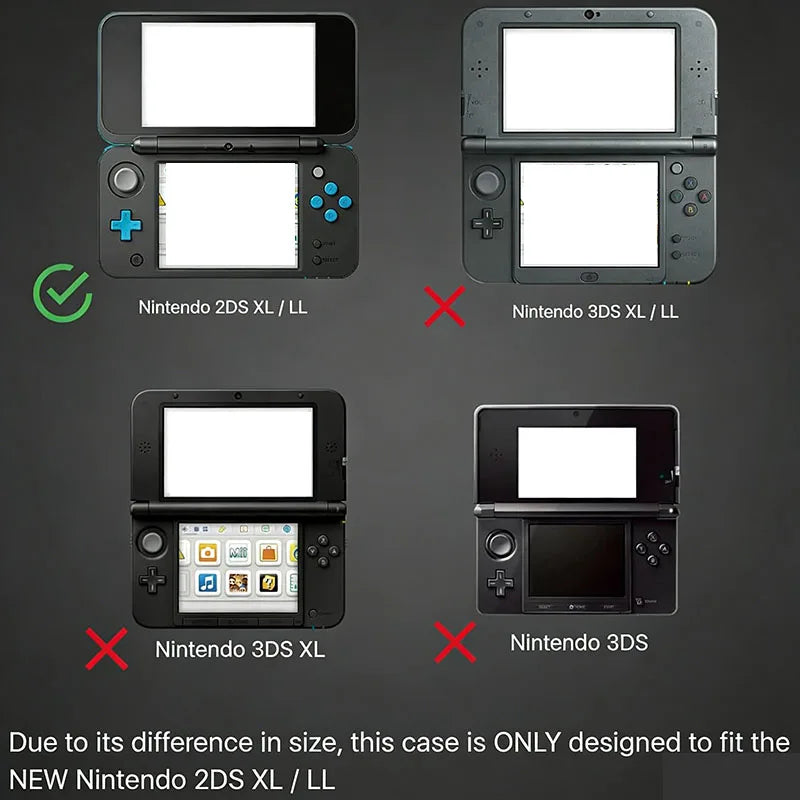 1/2PCS Split Type Hard Protective Case For NS NEW 2DS LL XL 