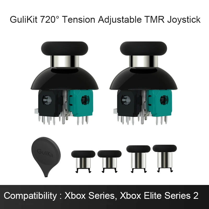 GuliKit 720 Tension Adjustable TMR Joystick for PS4 PS5 Edge Gamepad for Switch Pro Xbox Series Controller Game Accessories