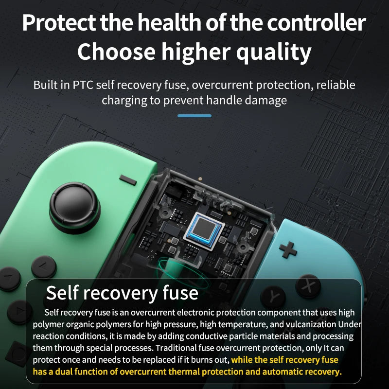 AOLION Portable Switch Joncon Charging Grip 3400mAh Extended