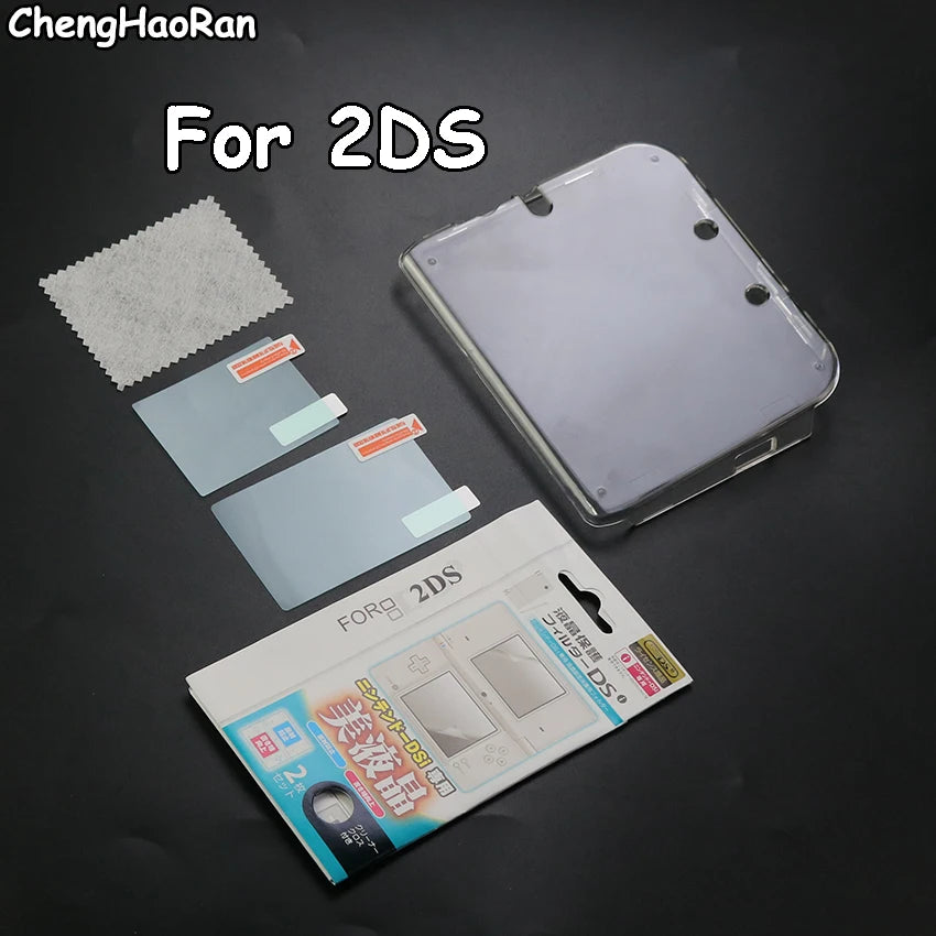 ChengHaoRan For 2Ds Case Durable Transparent Plastic Protect