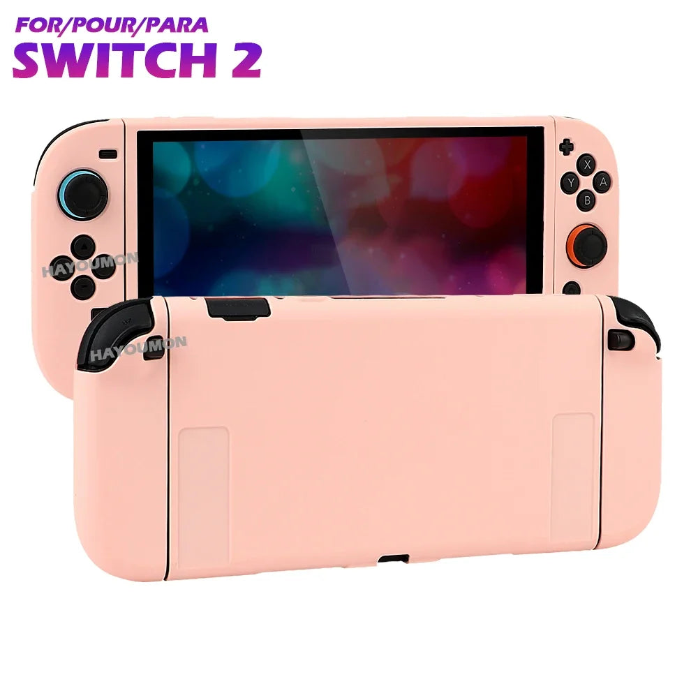 Detachable Silicone Protective Cover For Switch 2 Gaming Handheld Controller TPU Shell Case Hand Grip Case Game Console Access