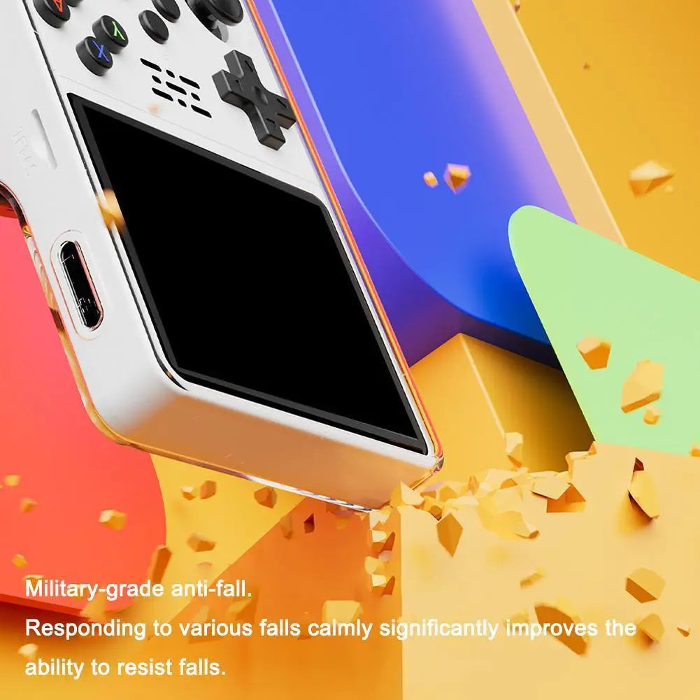 for r36s Protective Case Transparent Handheld Game Console P