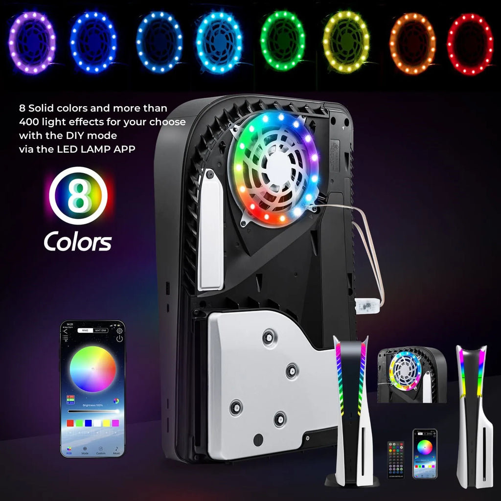 LED Light Strips For PS5 Slim PS5 Pro Console RGB Game atmos
