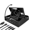 Docking Station for Nintendo Switch 2 Model 6-in-1 Dock with HDMI 2.0 with Cooling Fan for Steam Deck for ROG Ally/Rog Xbox Ally