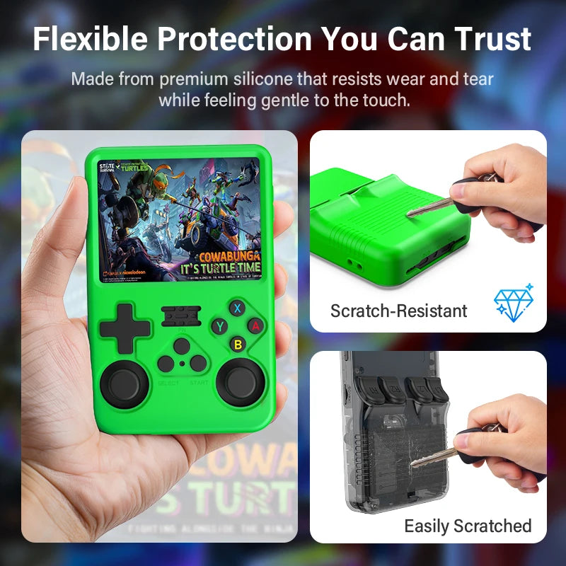 R36S Silicone Case Handheld Game Console Silicone Protective
