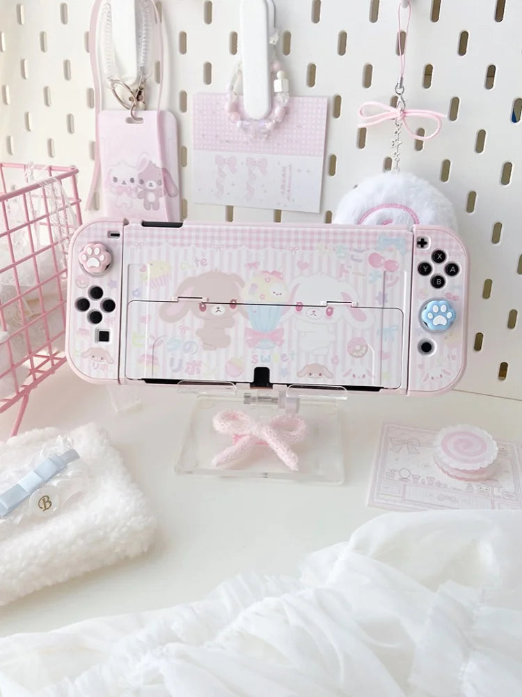 Original Design Girl Heart Dessert Rabbit Cute Switch Protec