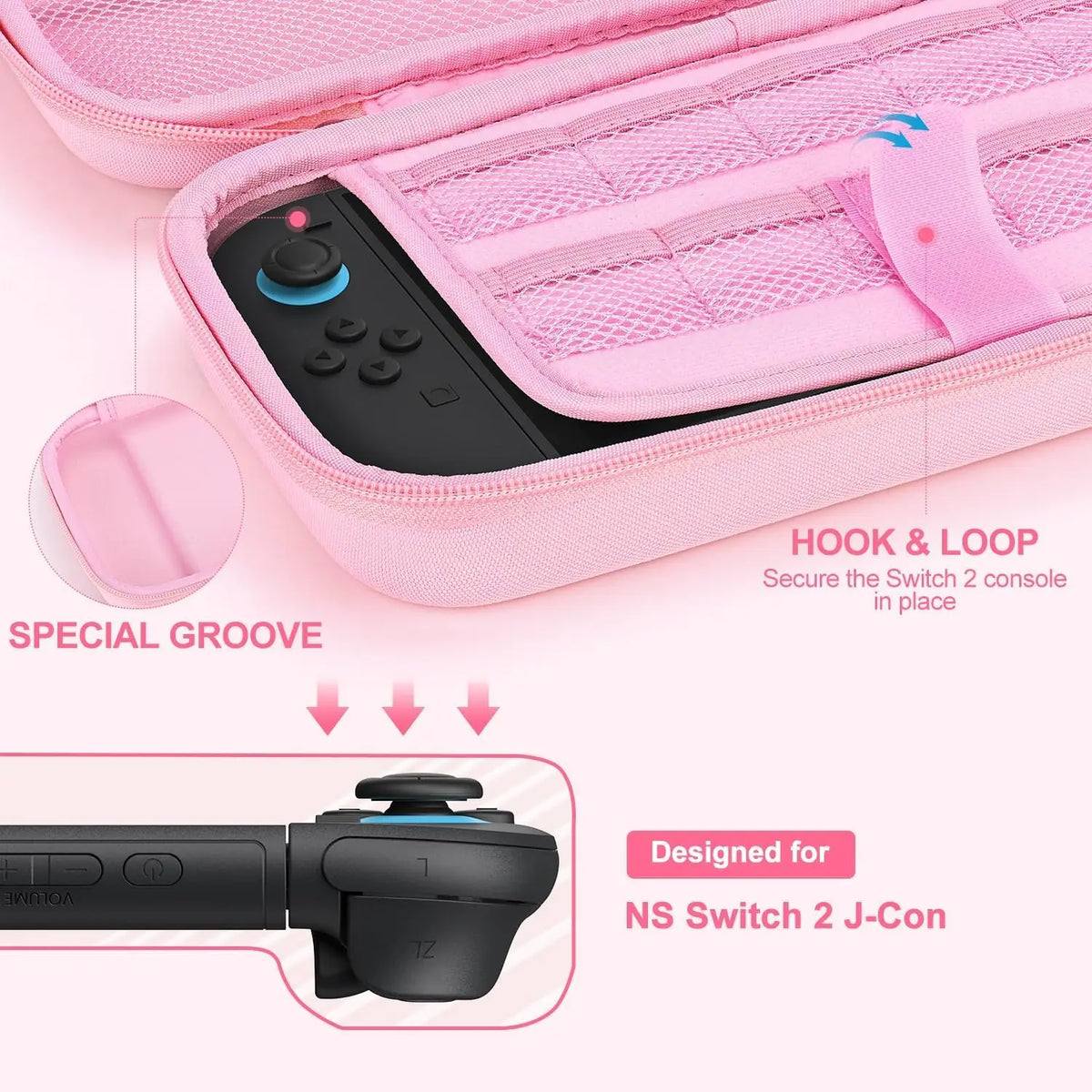 EVA Hard Shell Protective Case for Nintend Switch 2 - Shock 