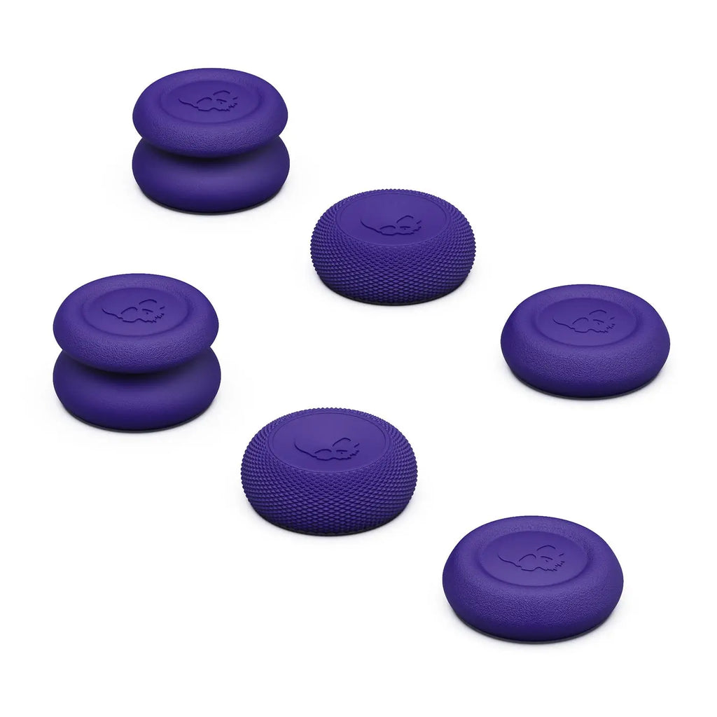 Skull & Co. Skin CQC and FPS Thumb Grip Set Joystick Cap Analog Stick Cap for Switch Lite Joystick - Lite Grey