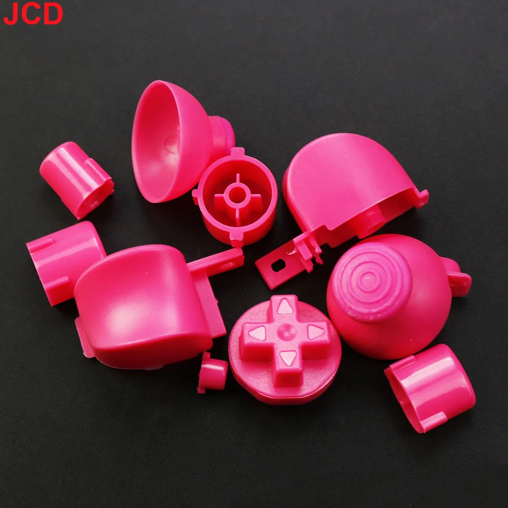 JCD 1Set Full Set L R ABXY Z Keypads Buttons With 3D Thumbst