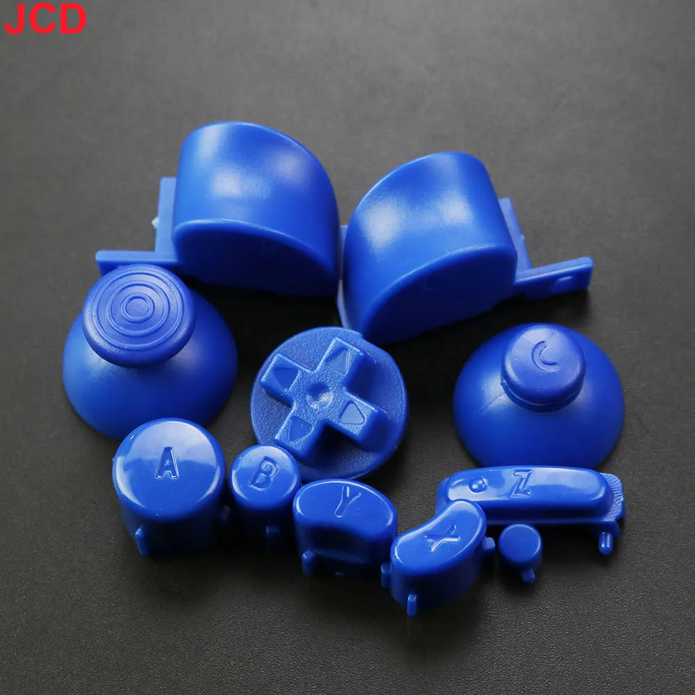 JCD 1Set Full Set L R ABXY Z Keypads Buttons With 3D Thumbst