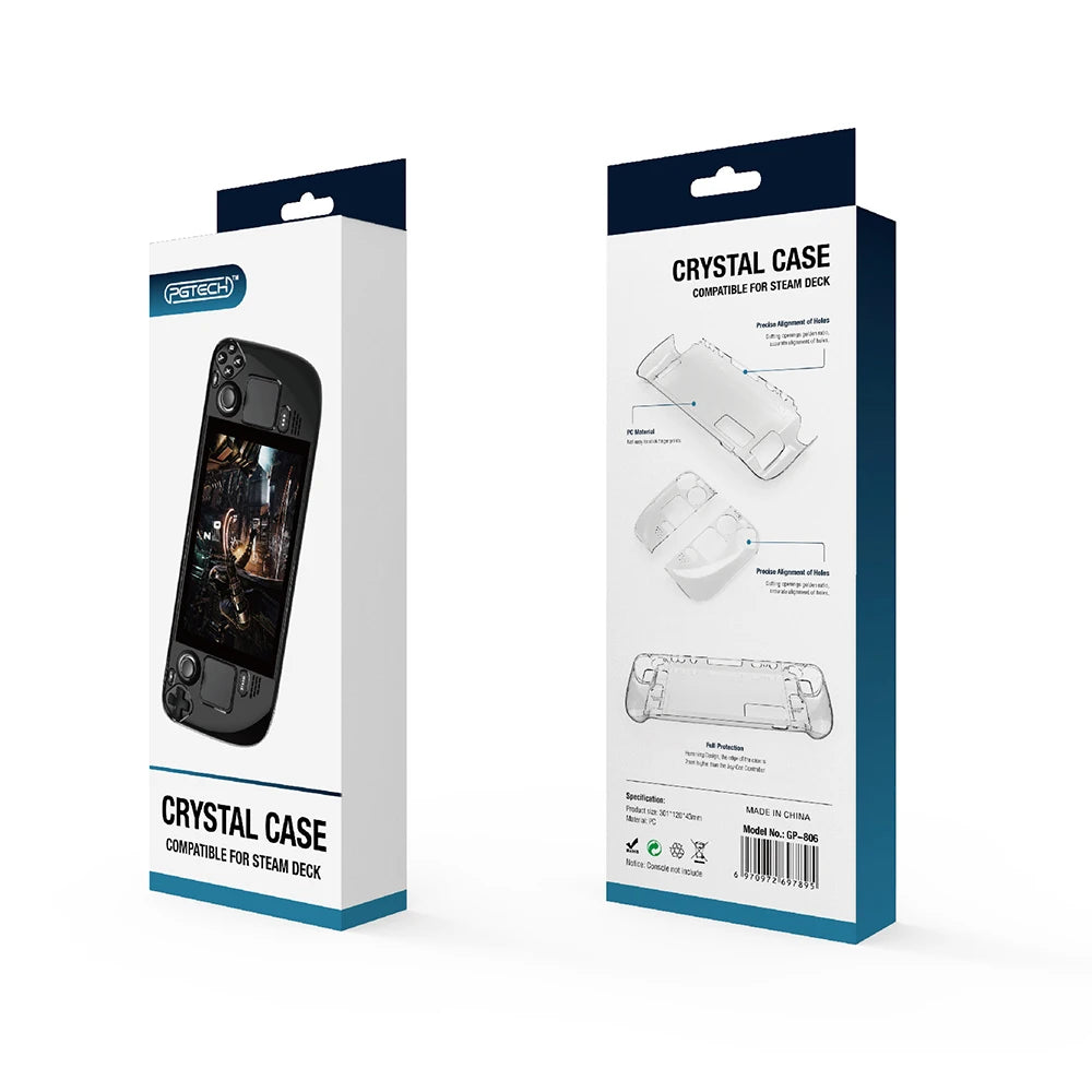 New Detachable Crystal Steam Deck PC Case Protective Cover S