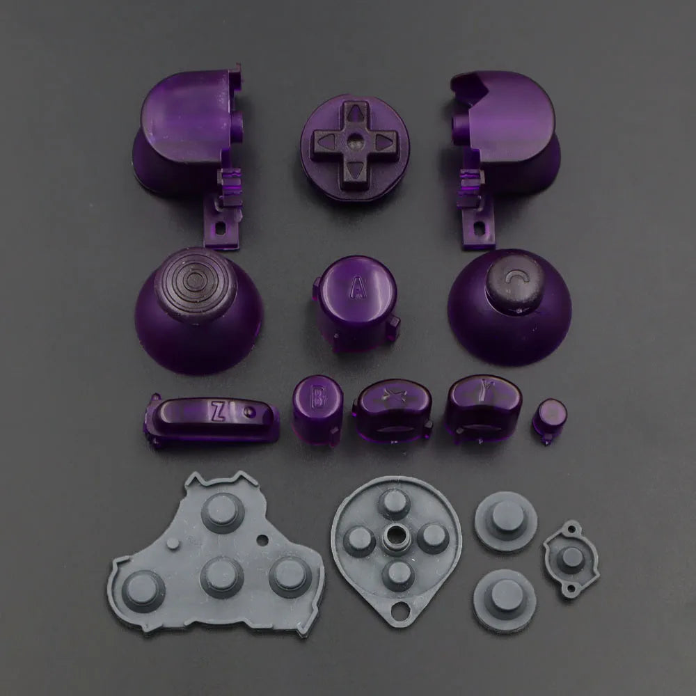 1Set Button For GameCube NGC Gamepad Power ON OFF Key A B X 