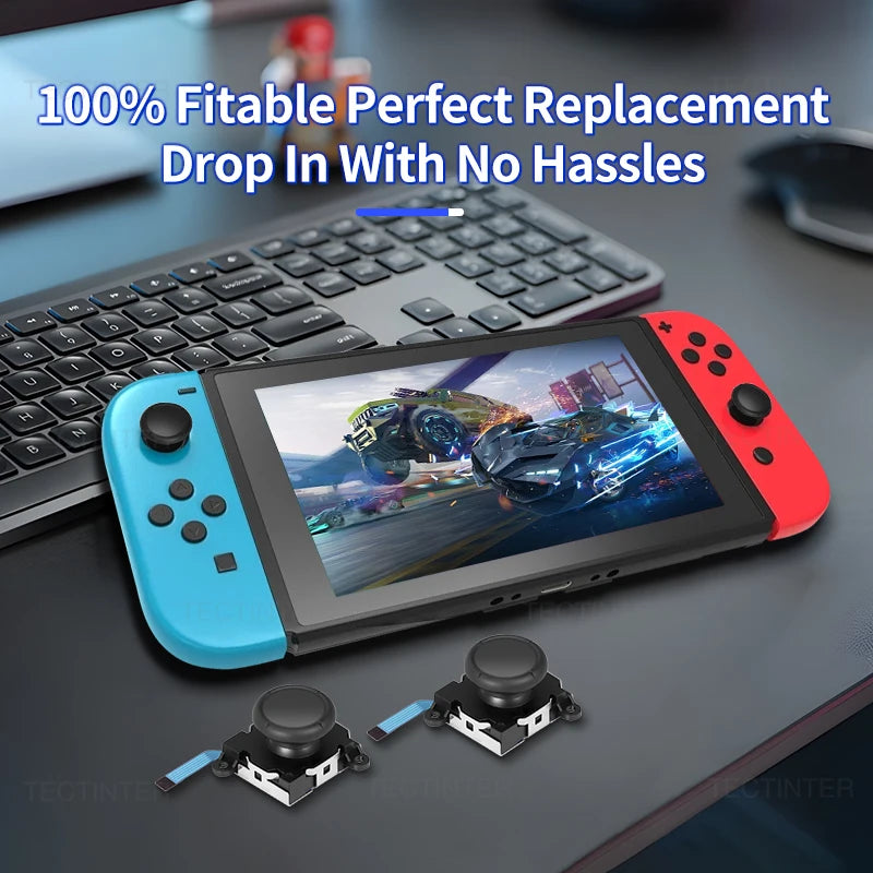 2/4 PCS 3D Replacement Joystick for Nintendo Switch Joypad C
