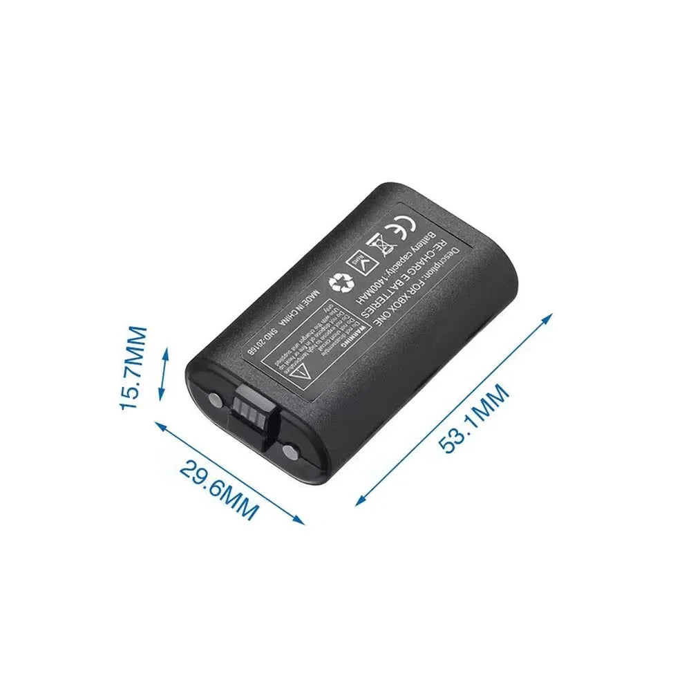 Game Console Replacement Battery 1400mAh Rechargeable Batter