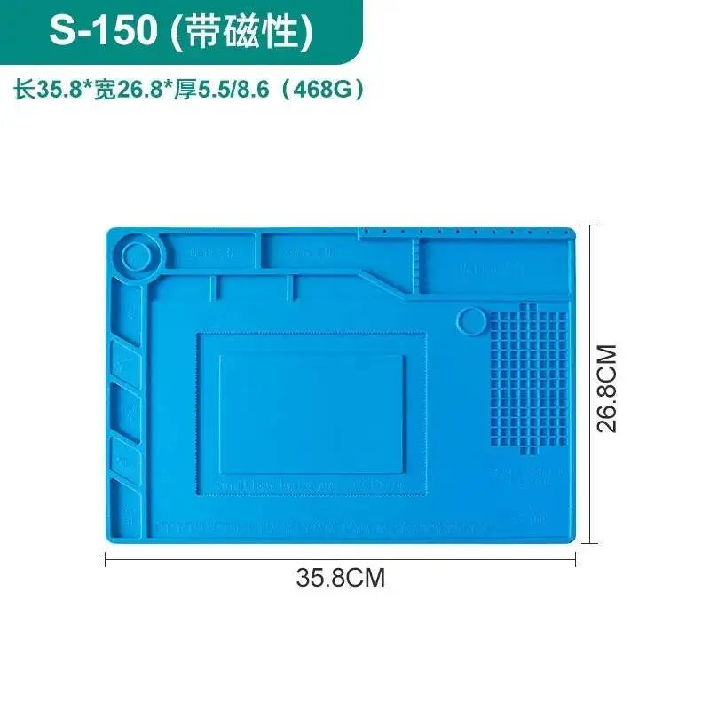 ESD Soldering Mat Repair Pad Insulation Heat Resistant Soldering Station Silicon Work Pad Desk Platform Phone Repair Tool Kit
