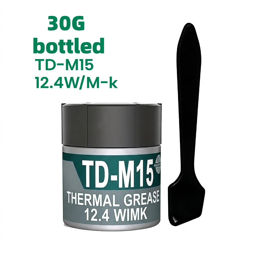 12.4W/mK High Conductivity Thermal Paste Grease with Spatula for CPU GPU Laptop PS5 Gaming PC Processor Heatsink Cooling Kit