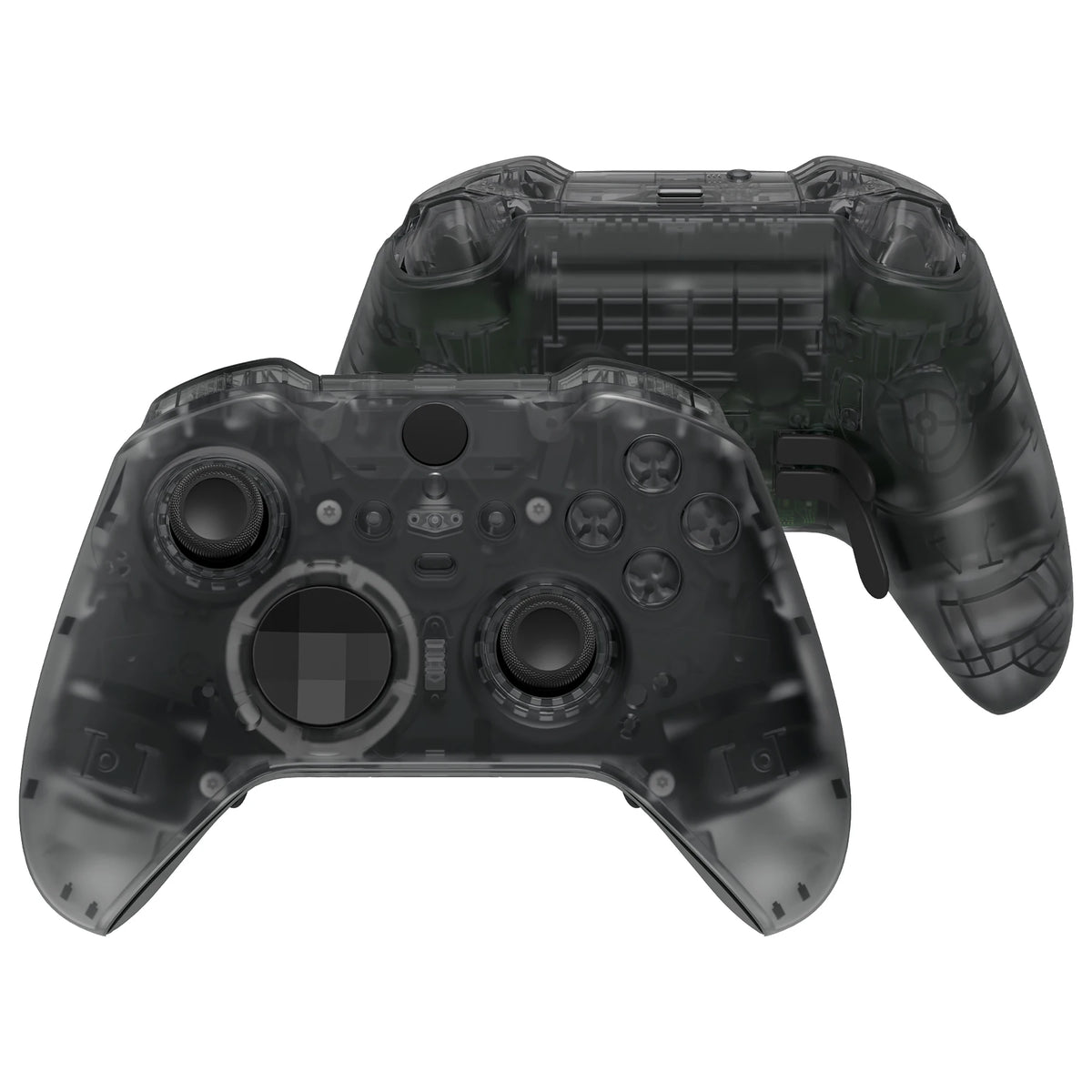 eXtremeRate Clear Full Set Shell w/Buttons Replacement Facep