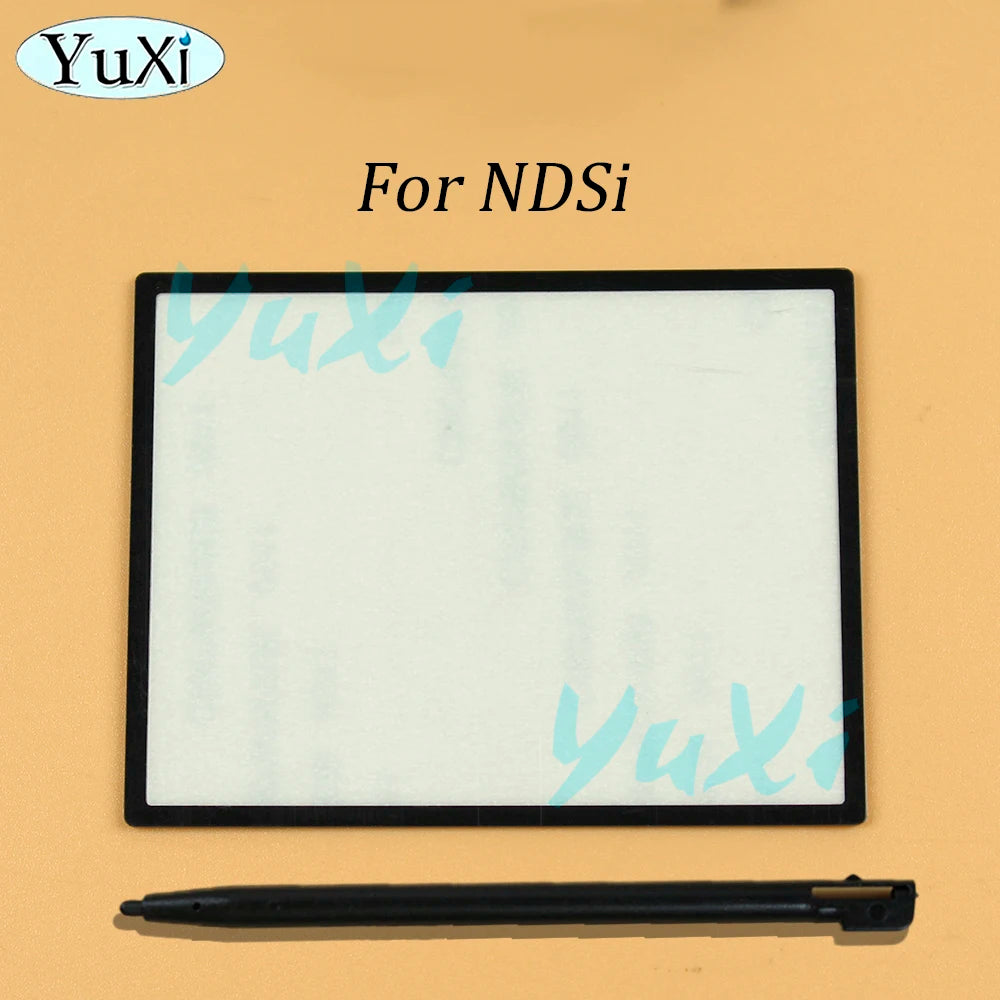 1Set For NDSi XL LL Top Screen LCD Screen Lens Cover For Nintend DSi Game Console Plastic Stylus Pen Upper Protection Panel Kit